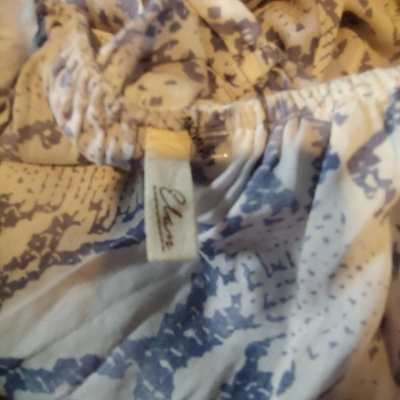 Elan Grey Snakeskin Pattern Sleeveless Wide Leg Jumpsuit Medium - Picture 11 of 12